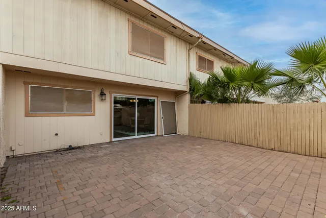 a view of a house with a window