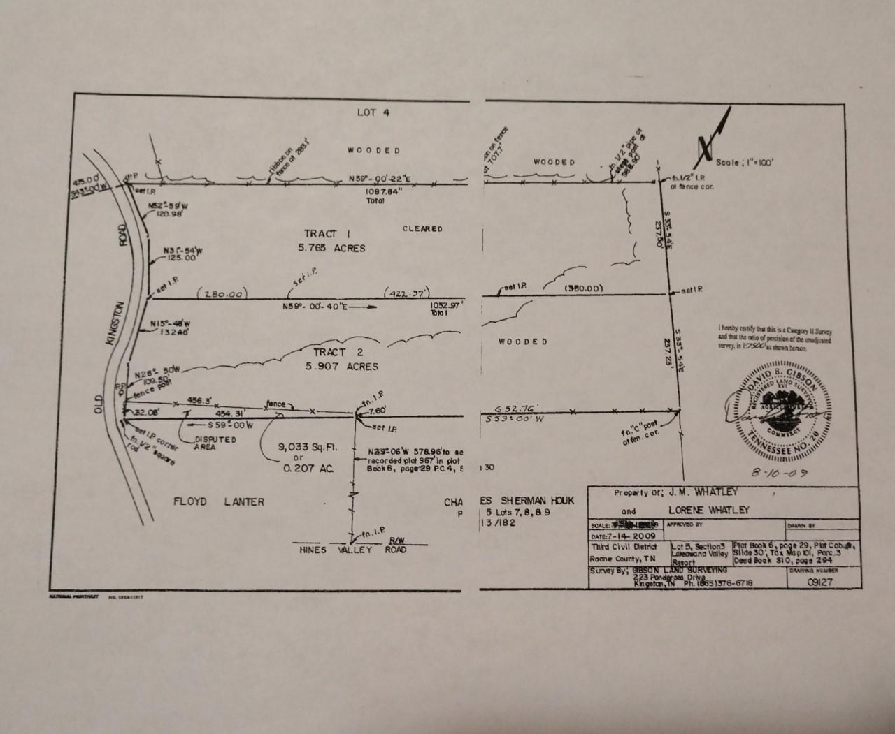 9885 Old Kingston Road Loudon, TN 37774 - Photo 10 of 10 9885 Old Kingston Road Survey