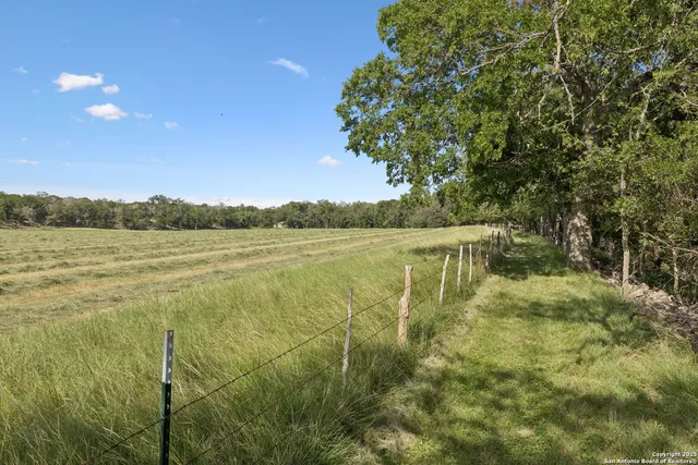 a view of a green field