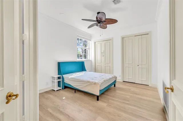 a room with furniture and a window