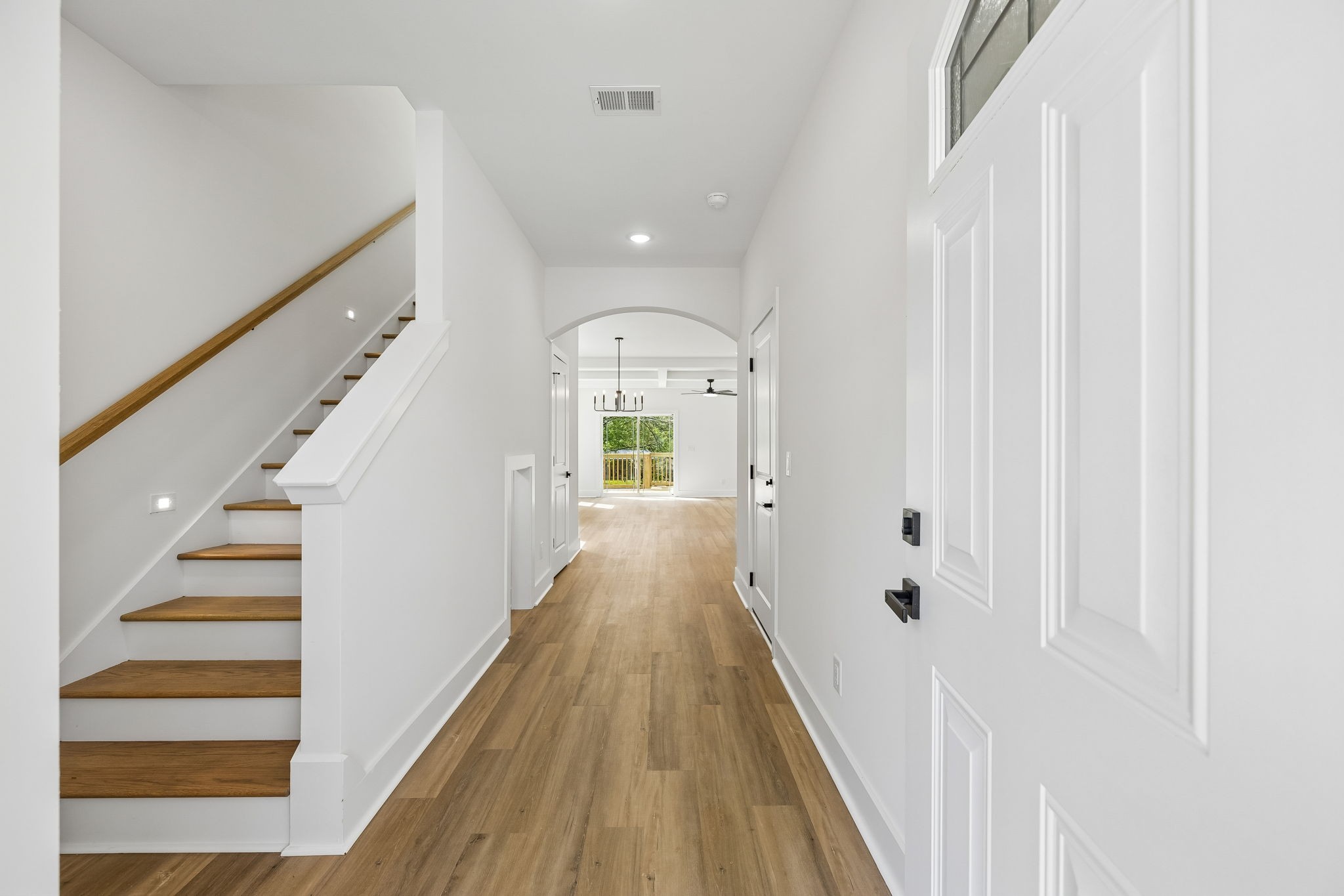 419 North Mabel Street Springfield, TN 37172 - Photo 5 of 34 a view of a hallway with wooden floor and staircase