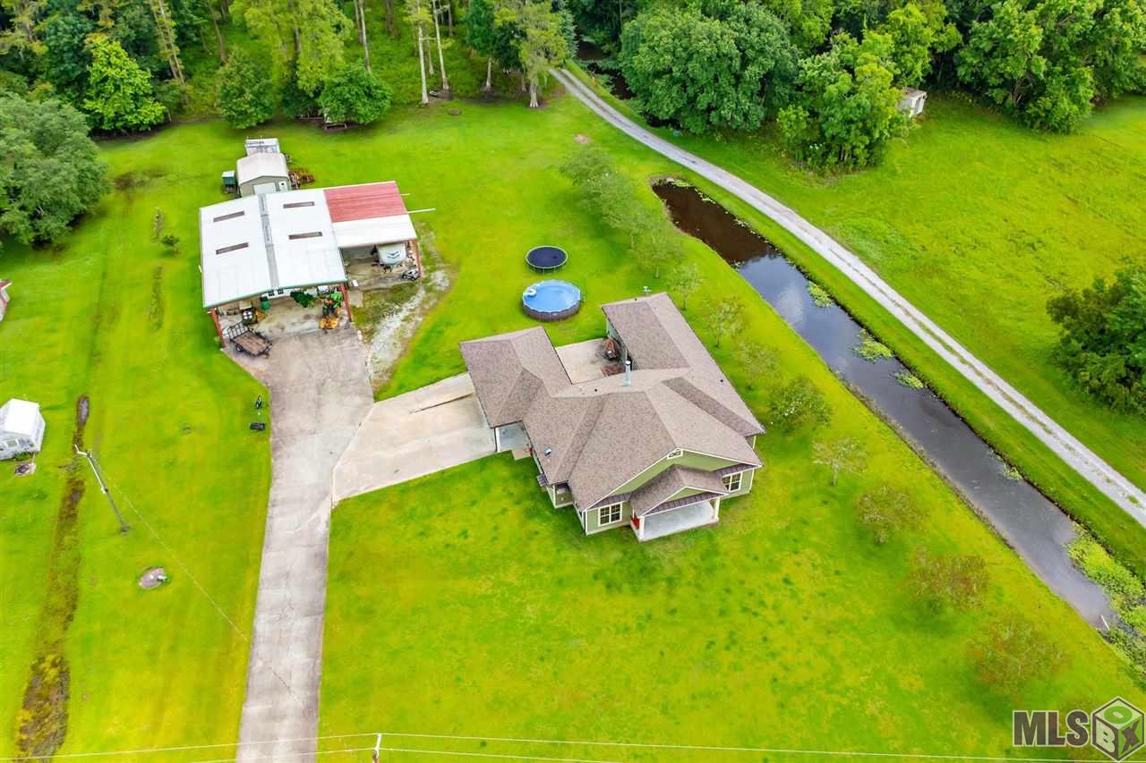 286 Choctaw Road Thibodaux, LA 70301 - Photo 2 of 13 Front Aerial View