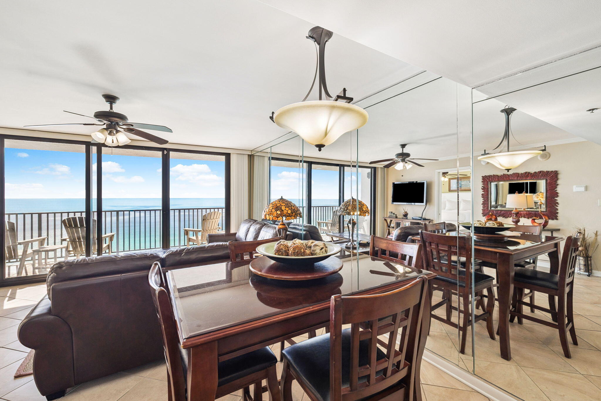 4100 East County Highway 30A, Unit 1606 Santa Rosa Beach, FL 32459 - Photo 6 of 34 a view of a dining room with furniture window and outside view