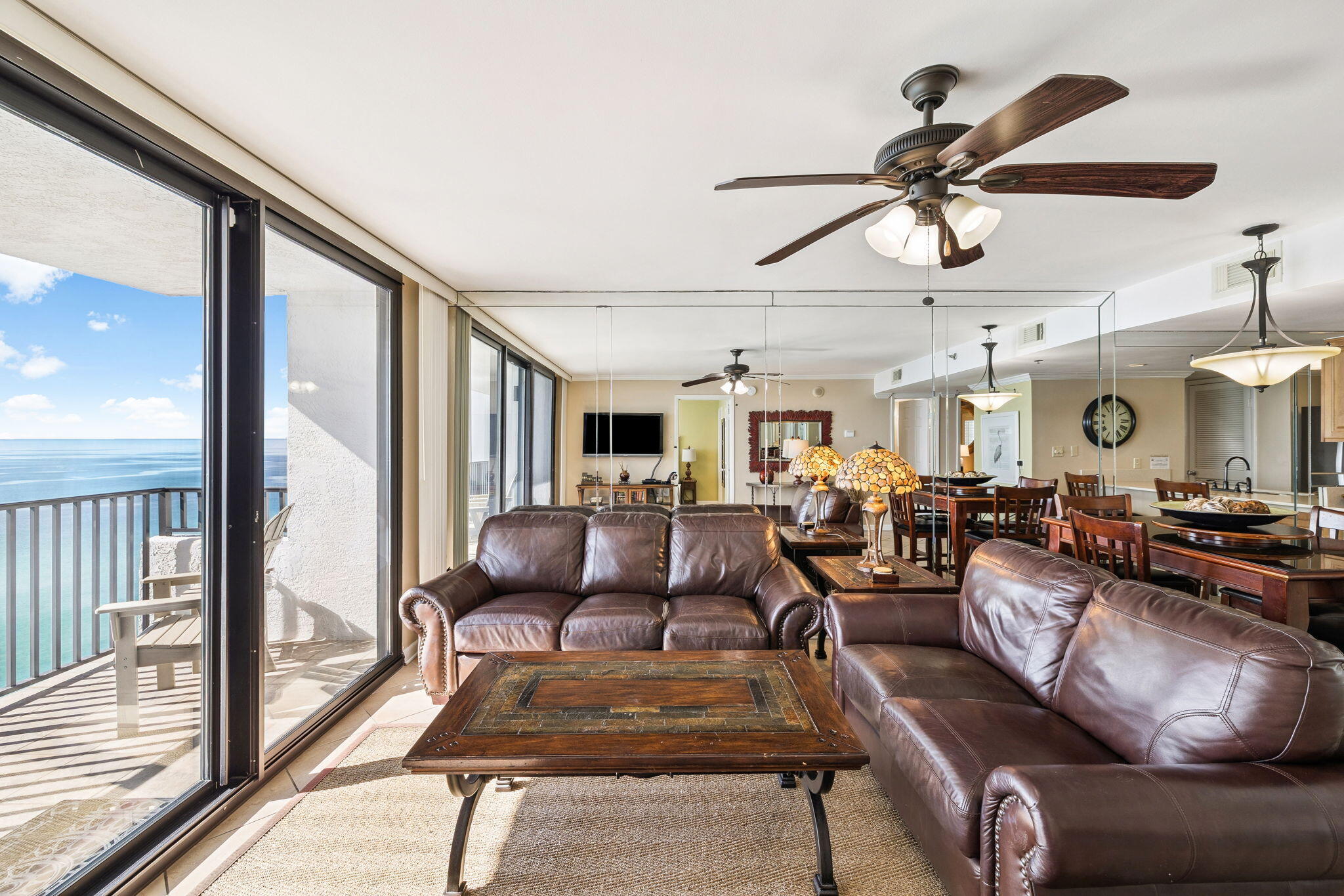 4100 East County Highway 30A, Unit 1606 Santa Rosa Beach, FL 32459 - Photo 7 of 34 a living room with furniture and a large window