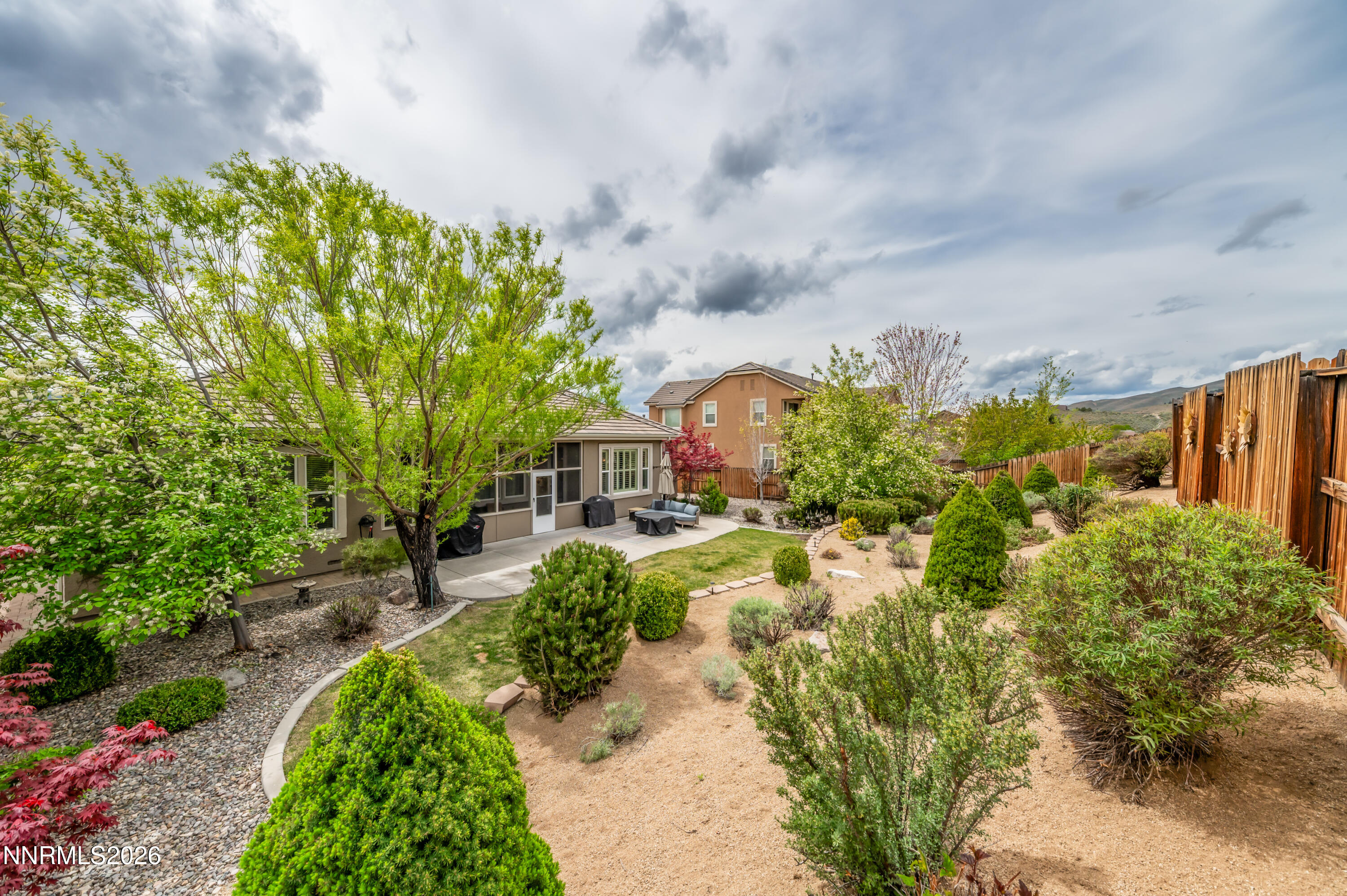 5865 Slate Drive Reno, NV 89523 - Photo 22 of 23 a view of a garden with pathway