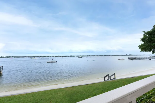 a view of an ocean and beach