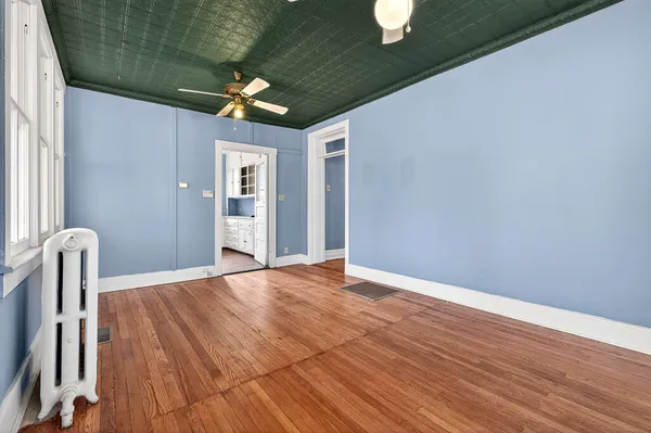 a kitchen with a window and a sink