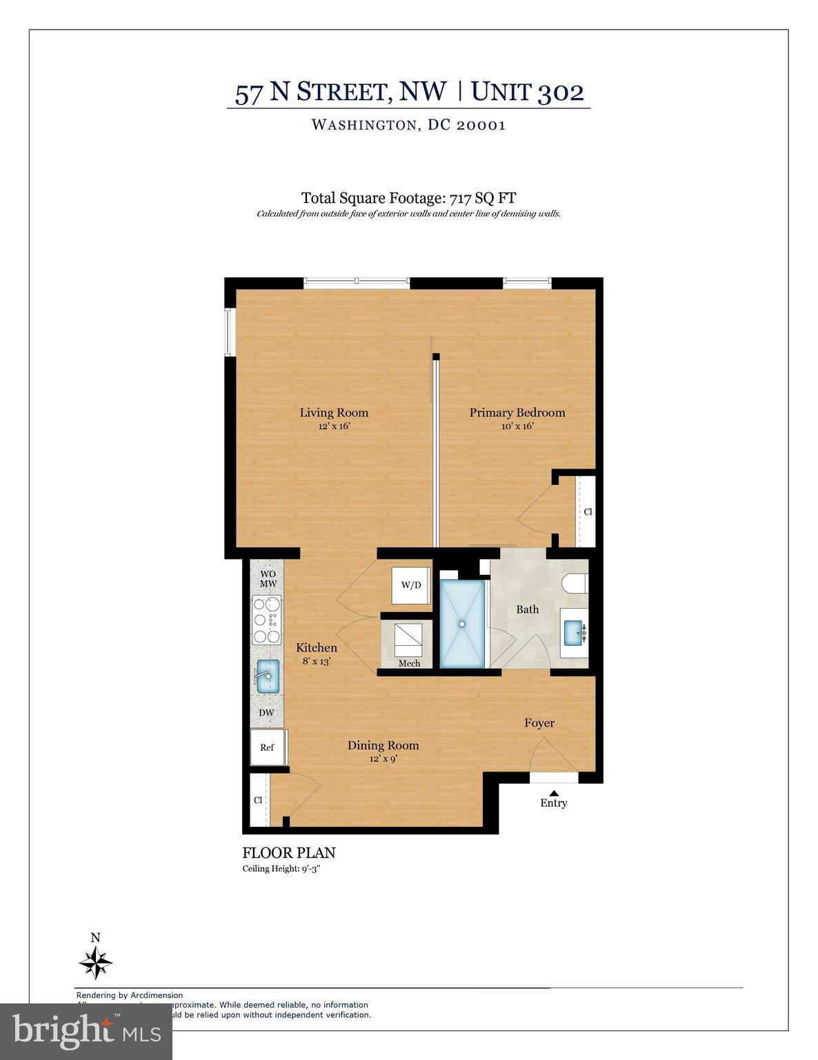 57 N Street Northwest, Unit 302 Washington, DC 20001 - Photo 34 of 34 unknown