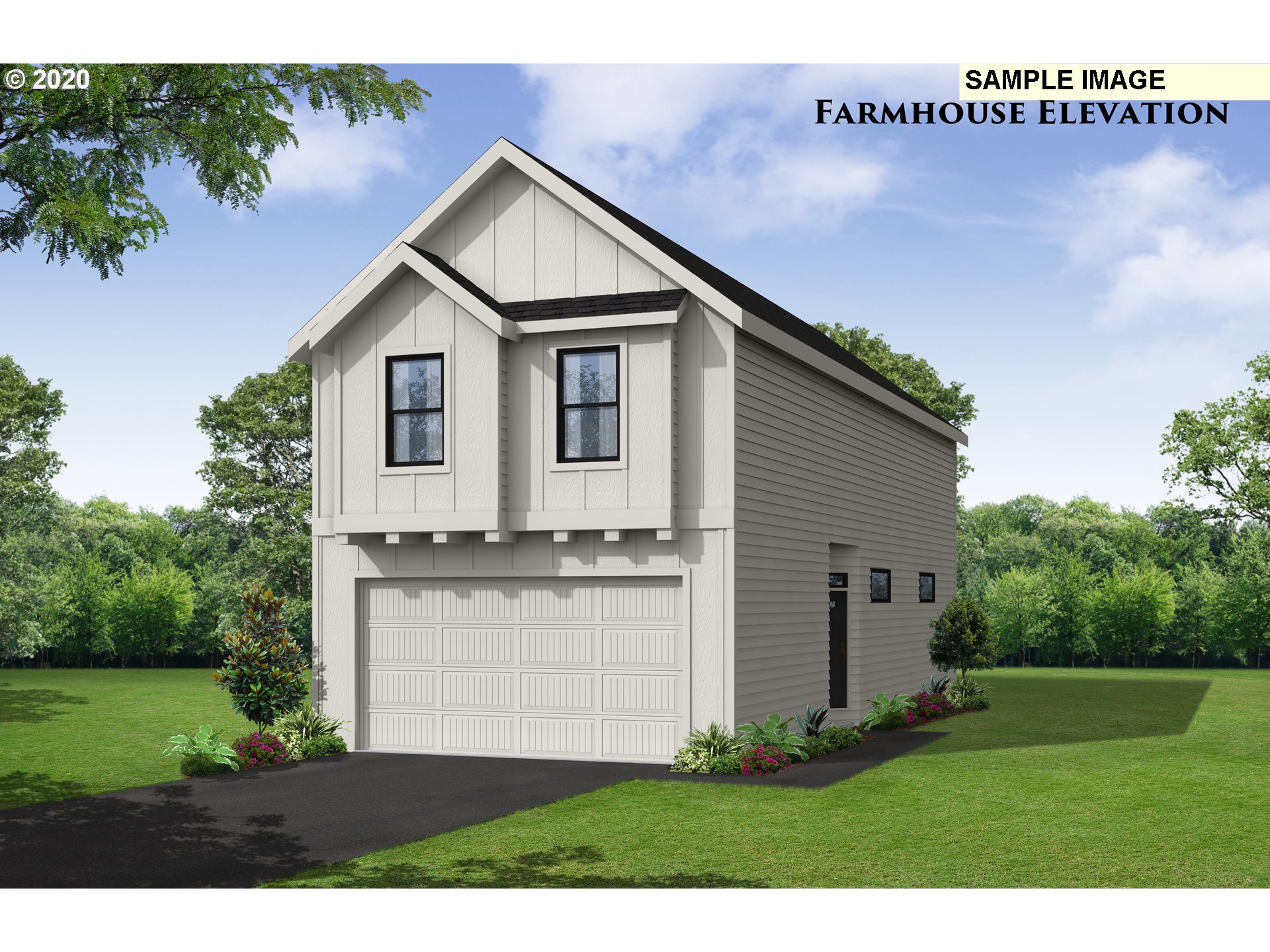 6924 North Montgomery Circle Ridgefield, WA 98642 - Photo 1 of 1 a front view of a house with a yard and garage