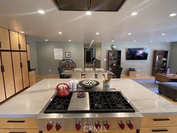 3402 Buttermilk Lane Arcata, CA 95521 - Photo 16 of 48 a kitchen with stainless steel appliances granite countertop a stove and cabinets