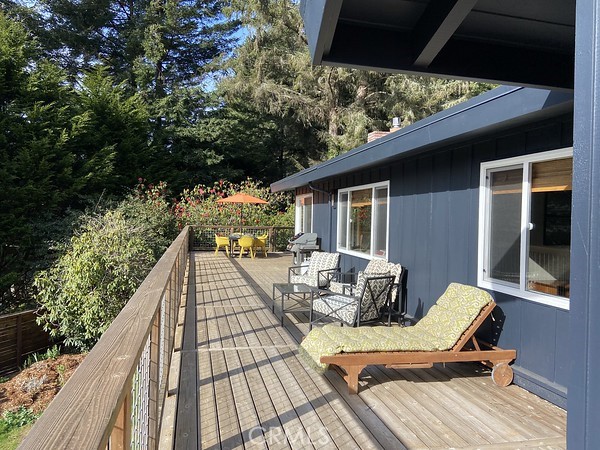 3402 Buttermilk Lane Arcata, CA 95521 - Photo 20 of 48 a view of balcony with wooden floor and outdoor seating