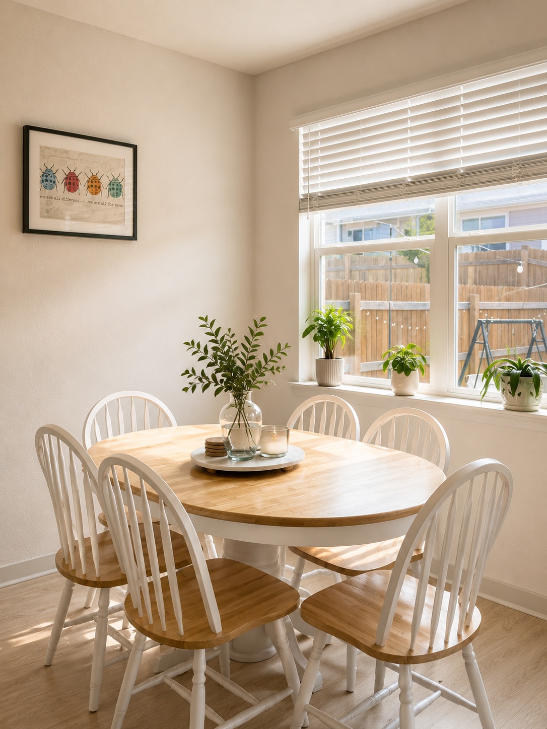 10924 Meris Lane Austin, TX 78754 - Photo 12 of 20 Bright dining area featuring a large window with white blinds