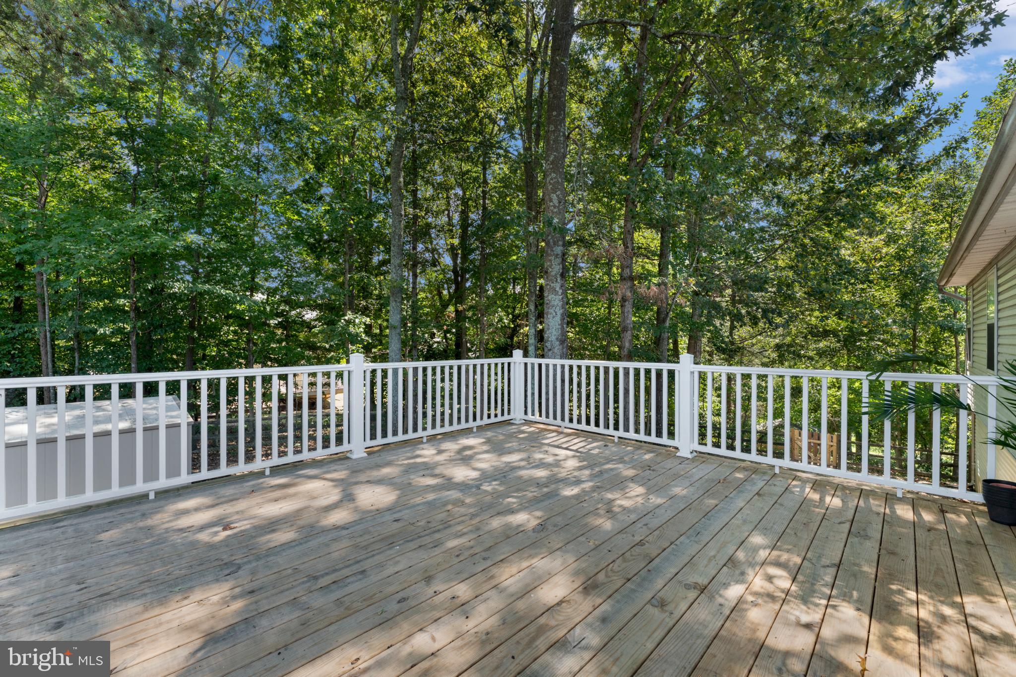 8507 Passapatanzy Road King George, VA 22485 - Photo 34 of 37 Serene deck surrounded by lush greenery.