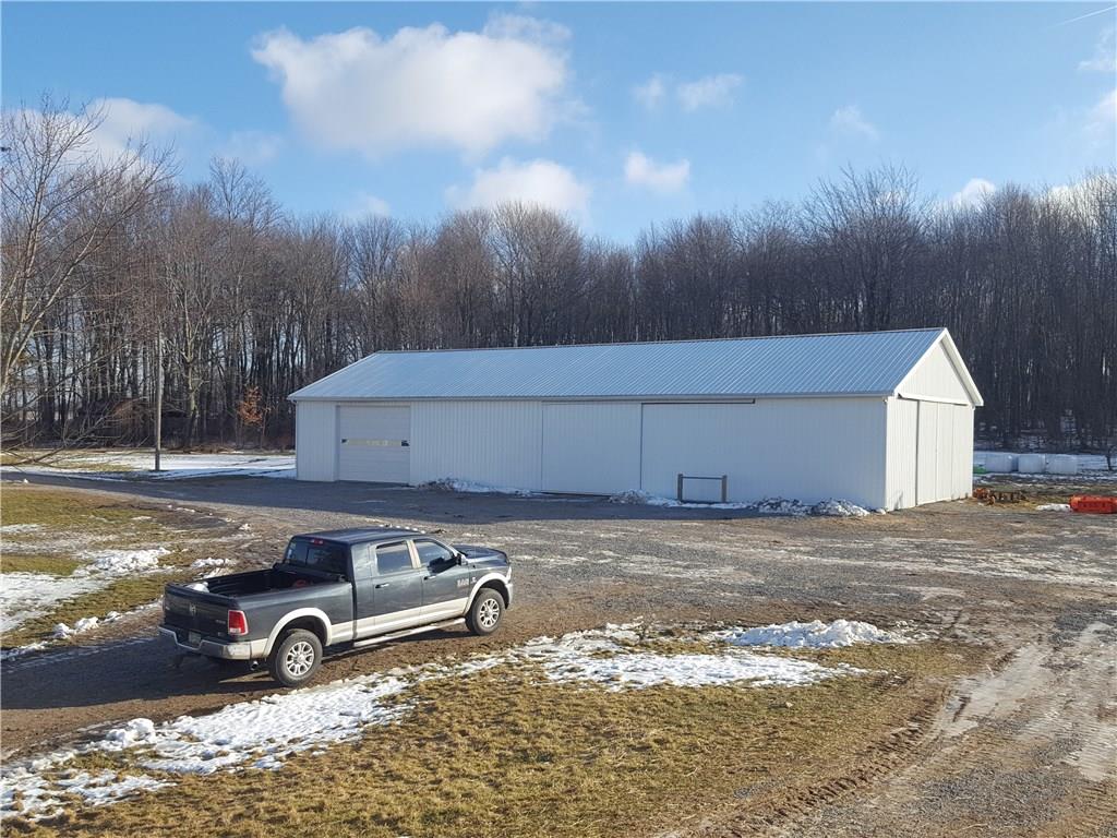 40 Callahan Road Greenville, PA 16125 - Photo 10 of 19 40*96 Garage. 16' Garage door. 16' sliding door on two ends as shown