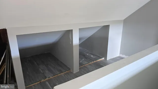 a room with wooden floor