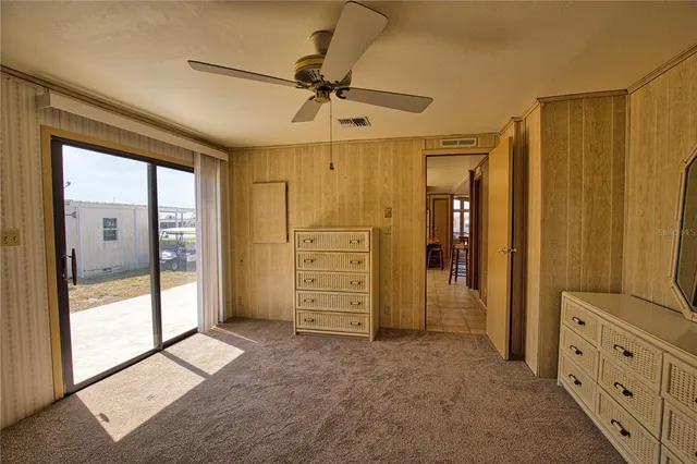 wooden floor and closet in a room