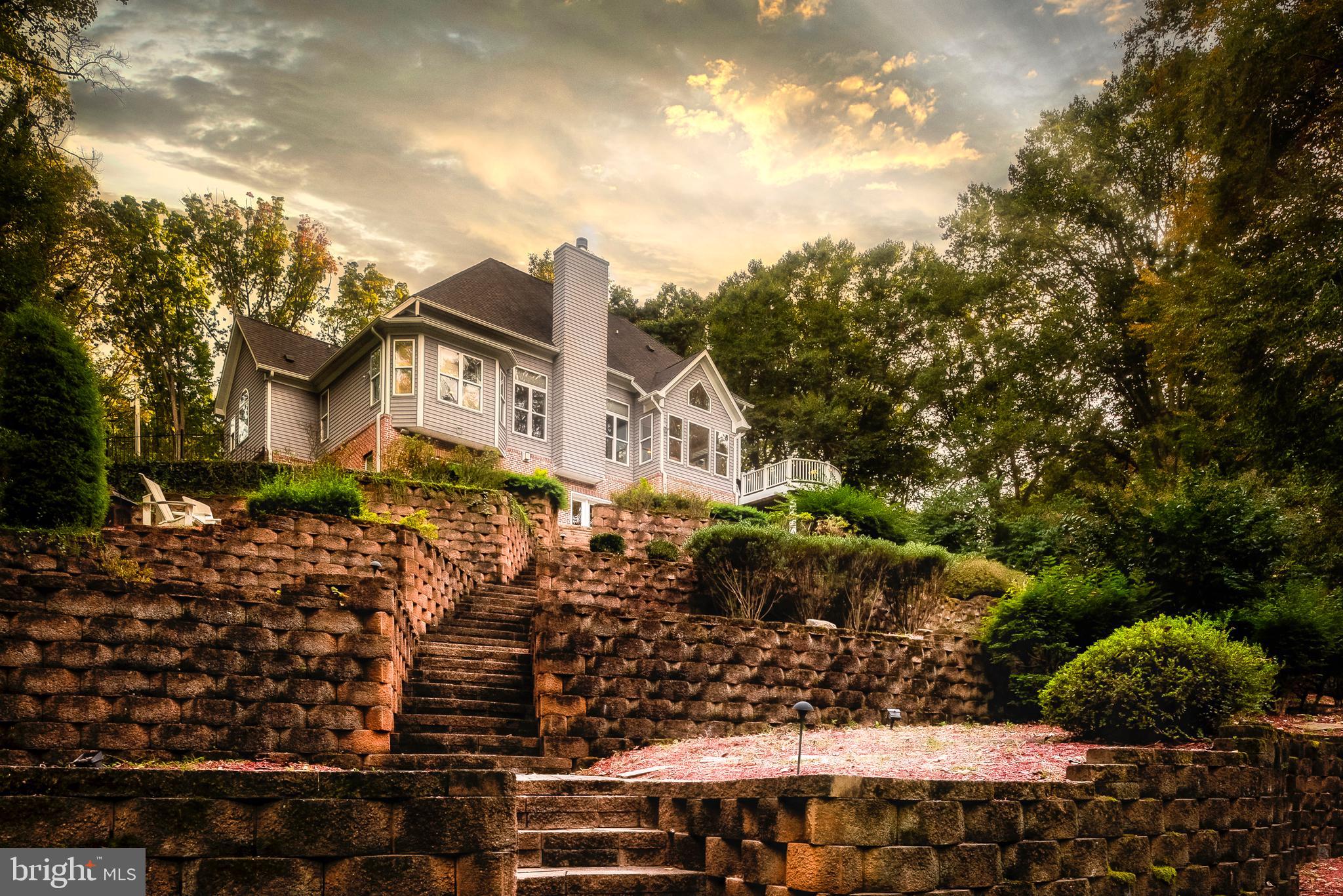 201 West Circle Laurel, MD 20707 - Photo 56 of 62 TWILIGHT of Exterior Back