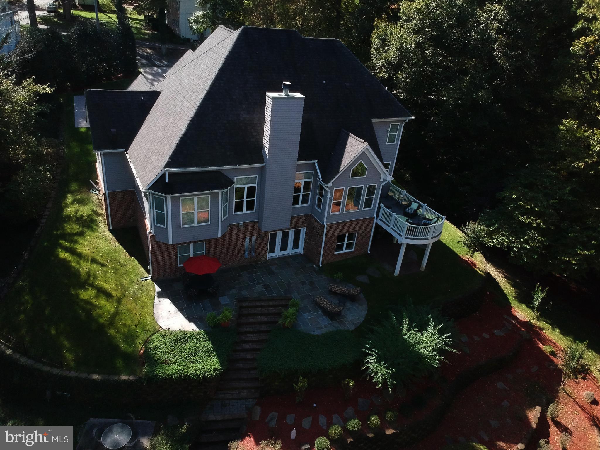 201 West Circle Laurel, MD 20707 - Photo 57 of 62 Aerial View of Rea of Home