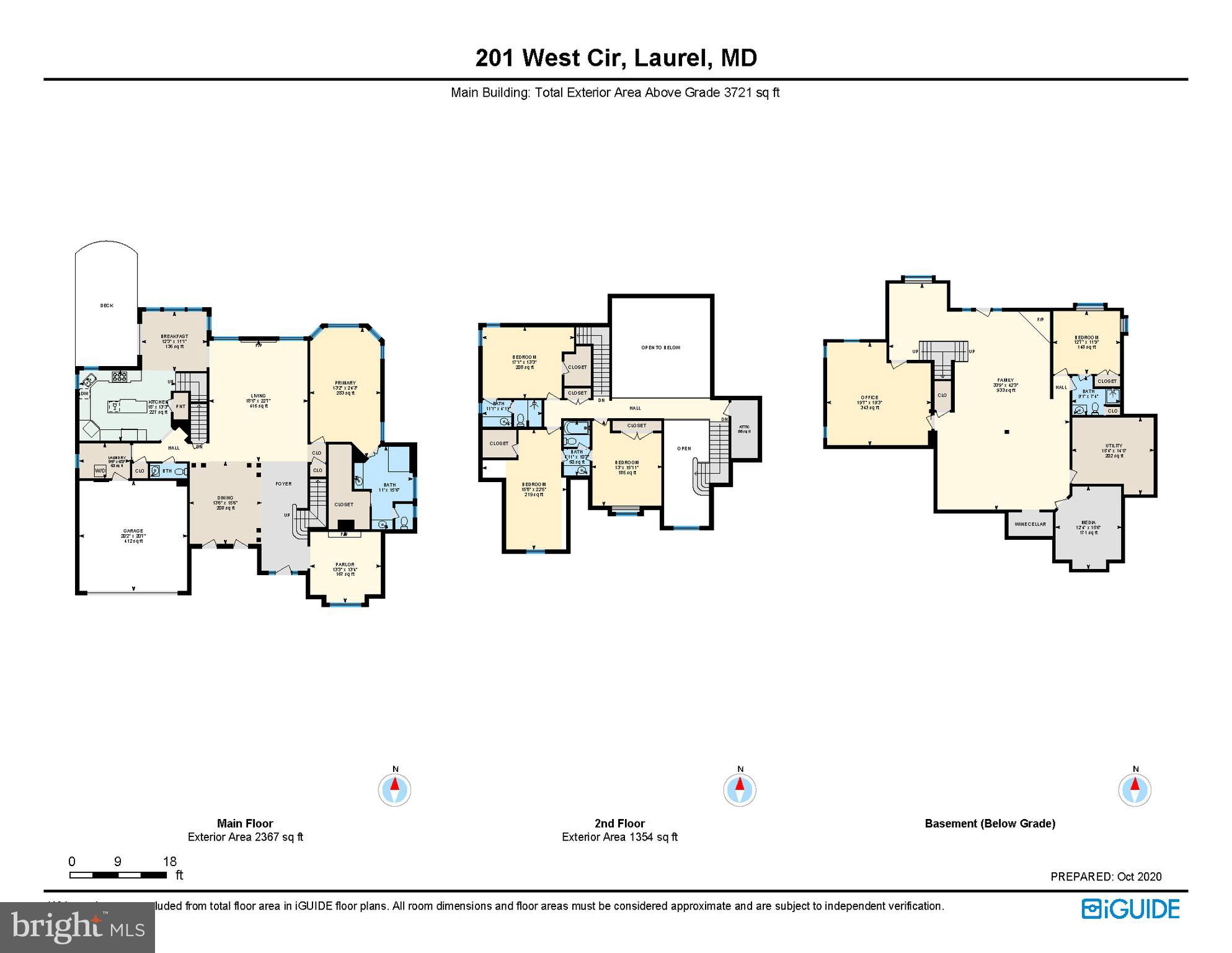 201 West Circle Laurel, MD 20707 - Photo 59 of 62 Combined Floor Plan