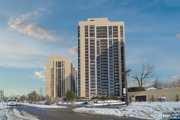 a front view of a building