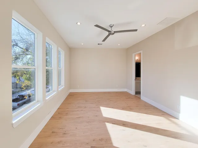 a view of an empty room