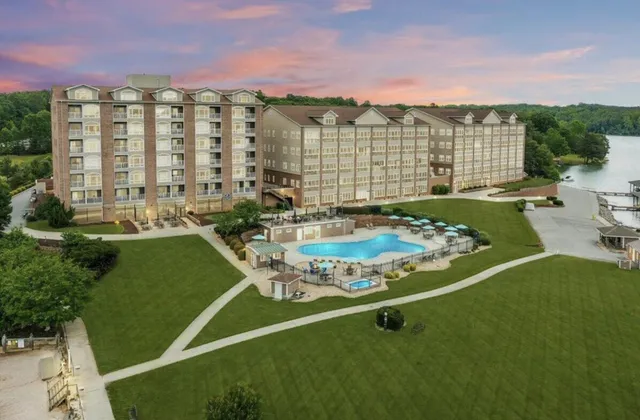 a view of a swimming pool with outdoor space