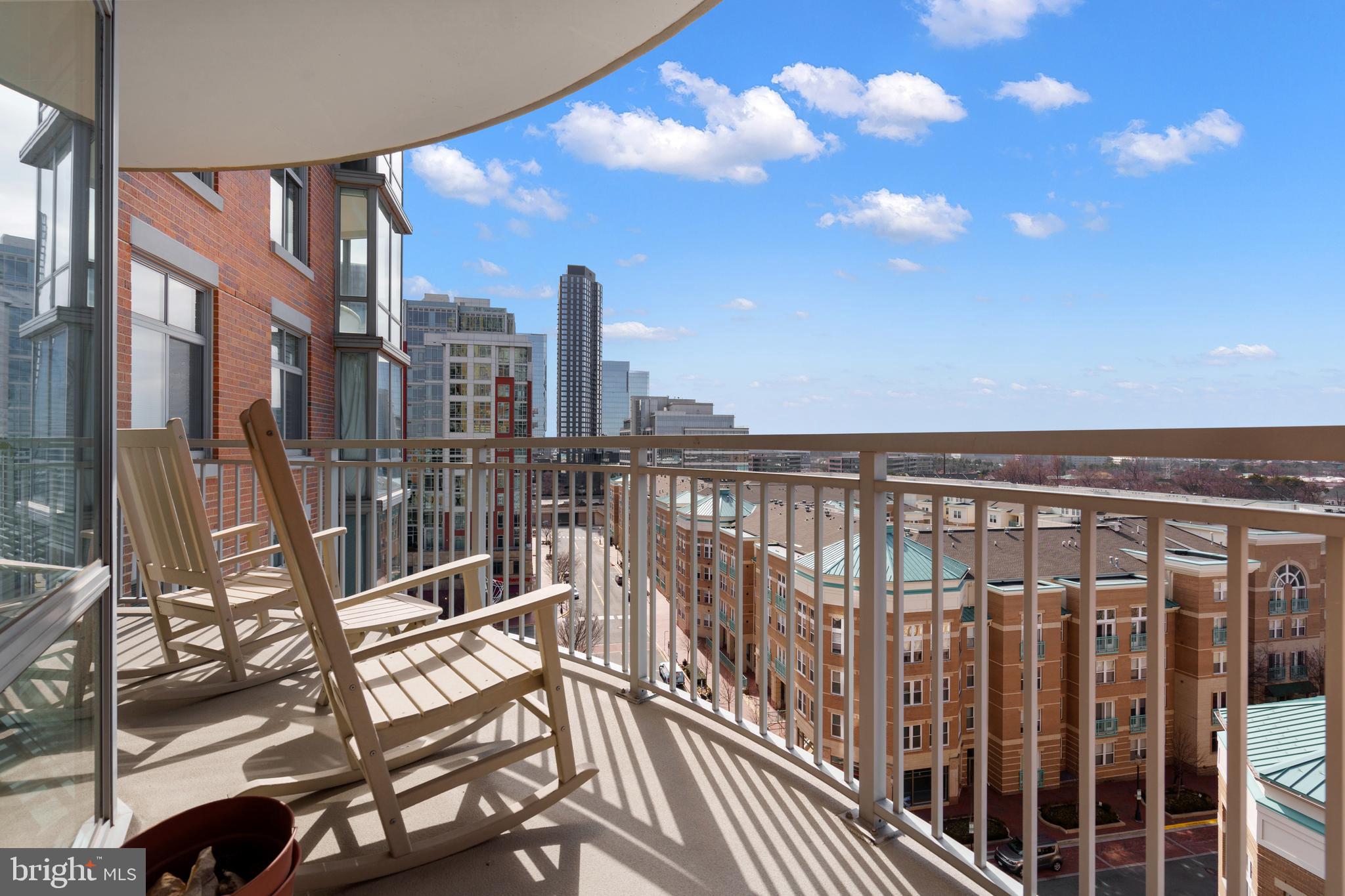 11990 Market Street, Unit 813 Reston, VA 20190 - Photo 24 of 48 a view of a balcony with city view