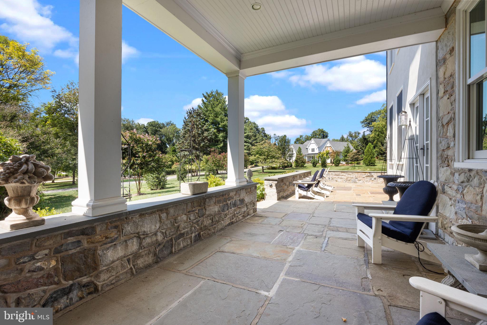 411 East Mill Road Flourtown, PA 19031 - Photo 48 of 62 Covered patio w/ ceiling fan