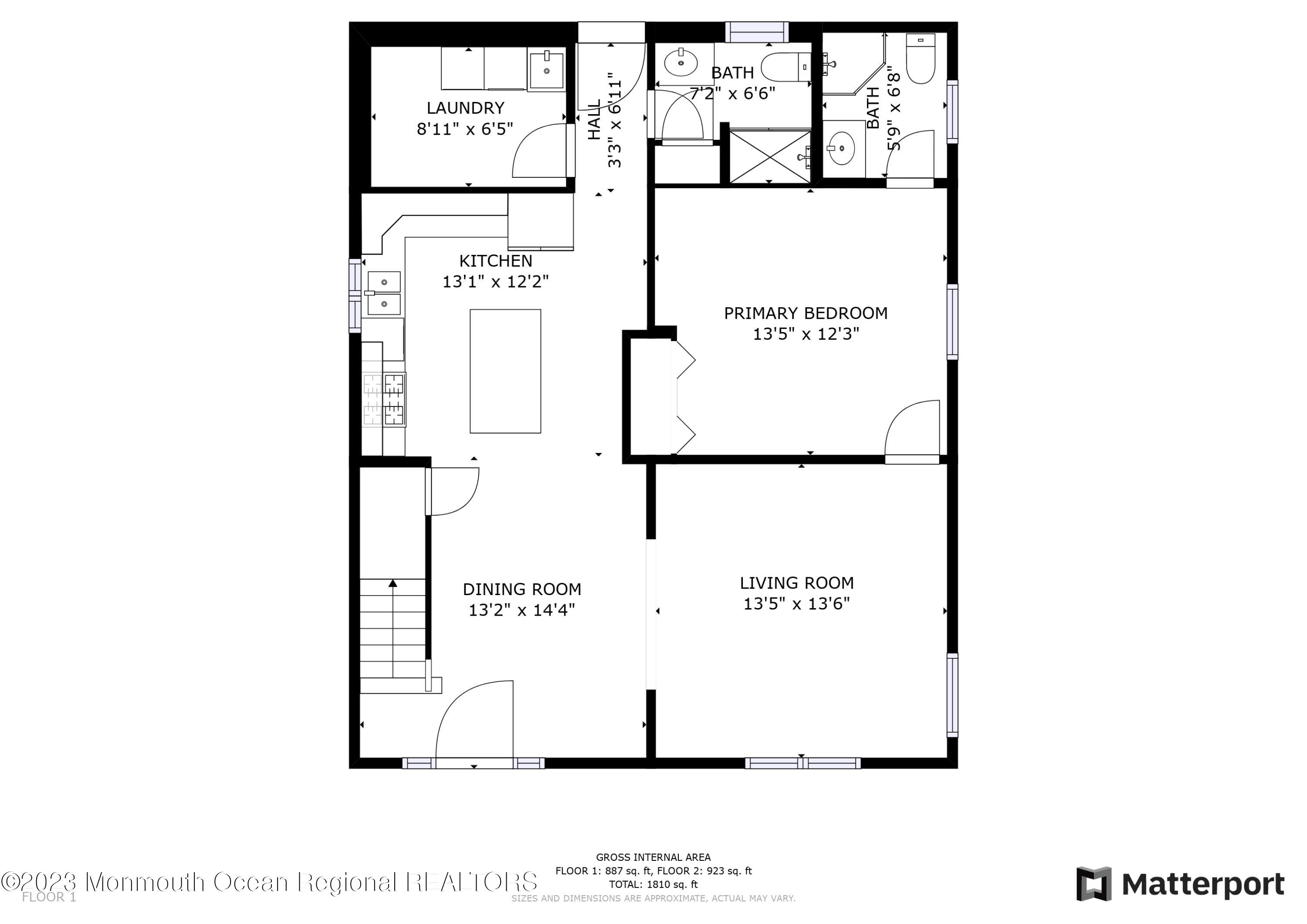 10 Colony Road Seaside Heights, NJ 08751 - Photo 40 of 41 Floorplan 1st