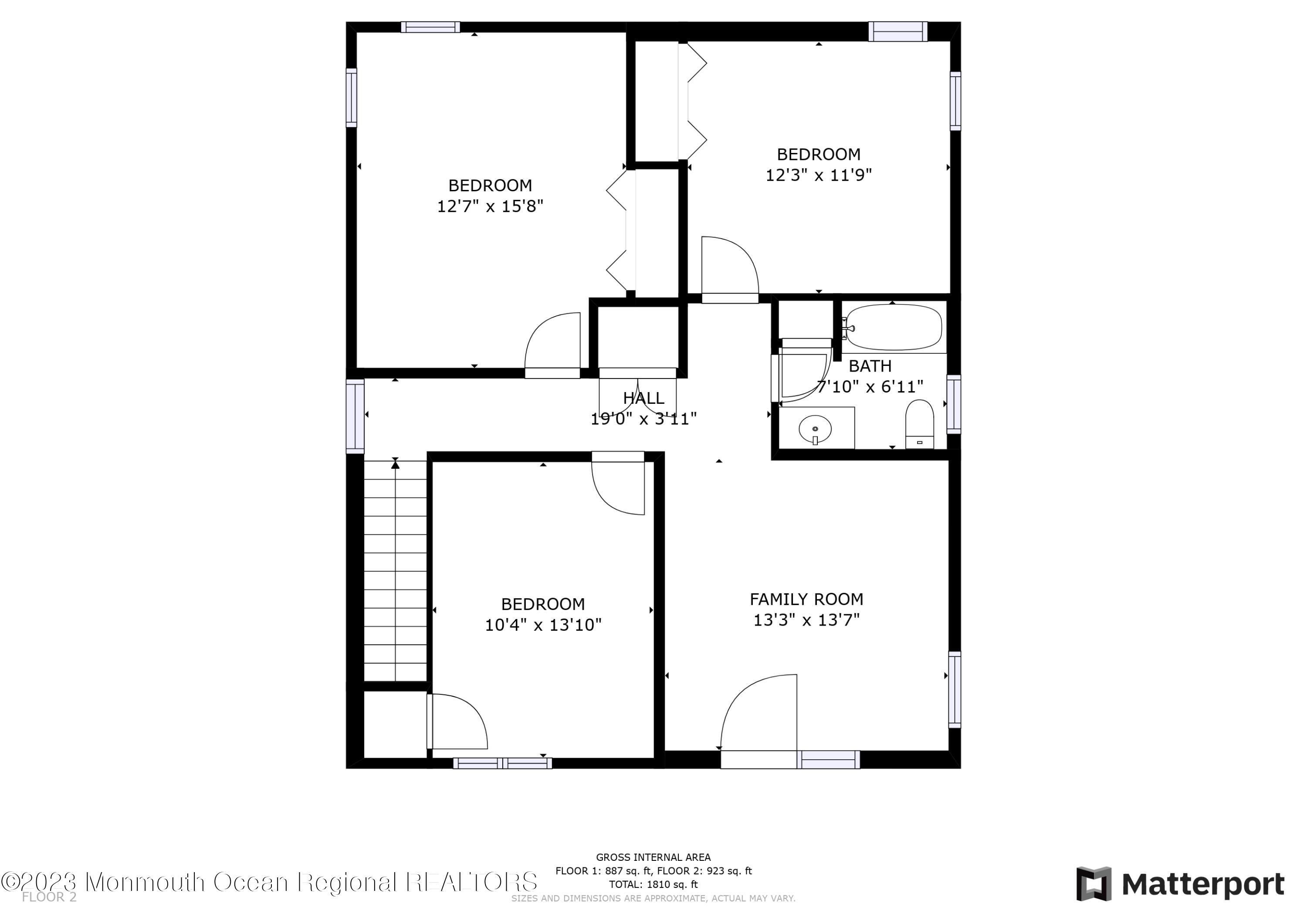 10 Colony Road Seaside Heights, NJ 08751 - Photo 41 of 41 Floorplan 2nd