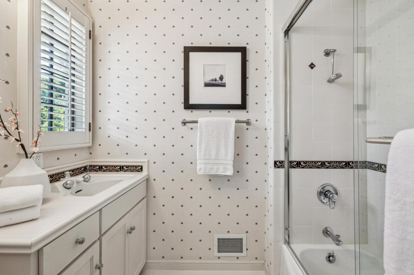 720 Endfield Way Hillsborough, CA 94010 - Photo 48 of 76 a bathroom with a sink toilet and shower