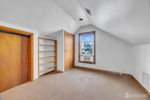 a view of room and front door