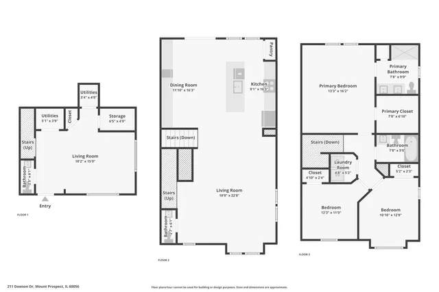 $590,000 | 211 Dawson Drive, Mount Prospect, IL 60056