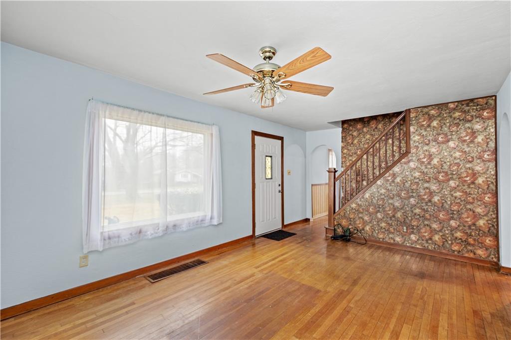 3910 Shepard Road Gibsonia, PA 15044 - Photo 8 of 25 wooden floor in an empty room with a window