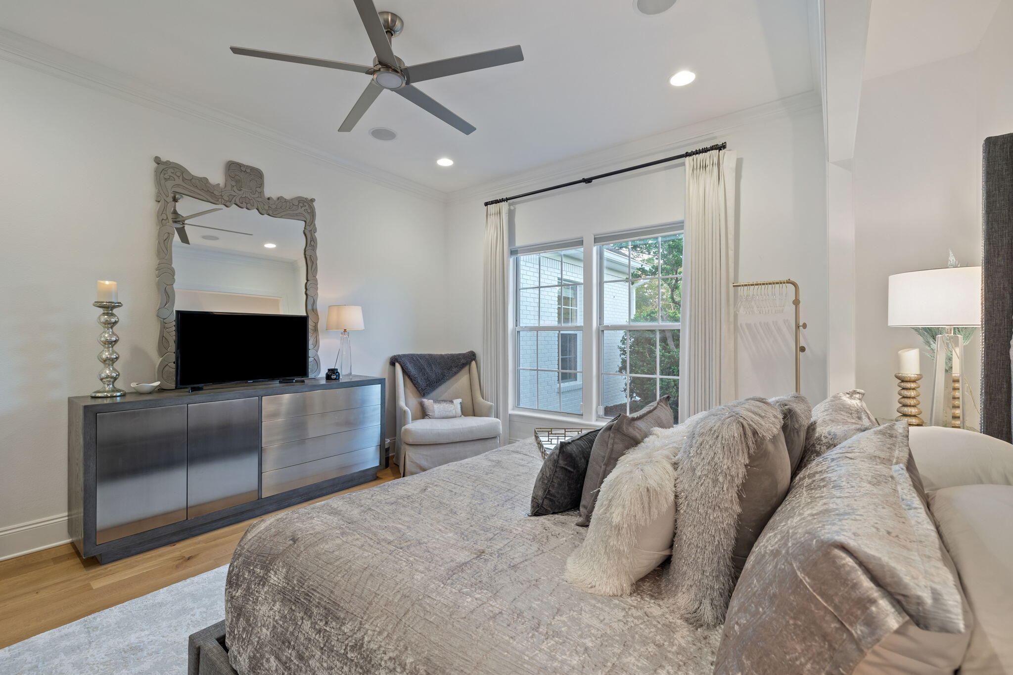 486 Coastal Breeze Drive Freeport, FL 32439 - Photo 35 of 70 a bedroom with a bed and a couch