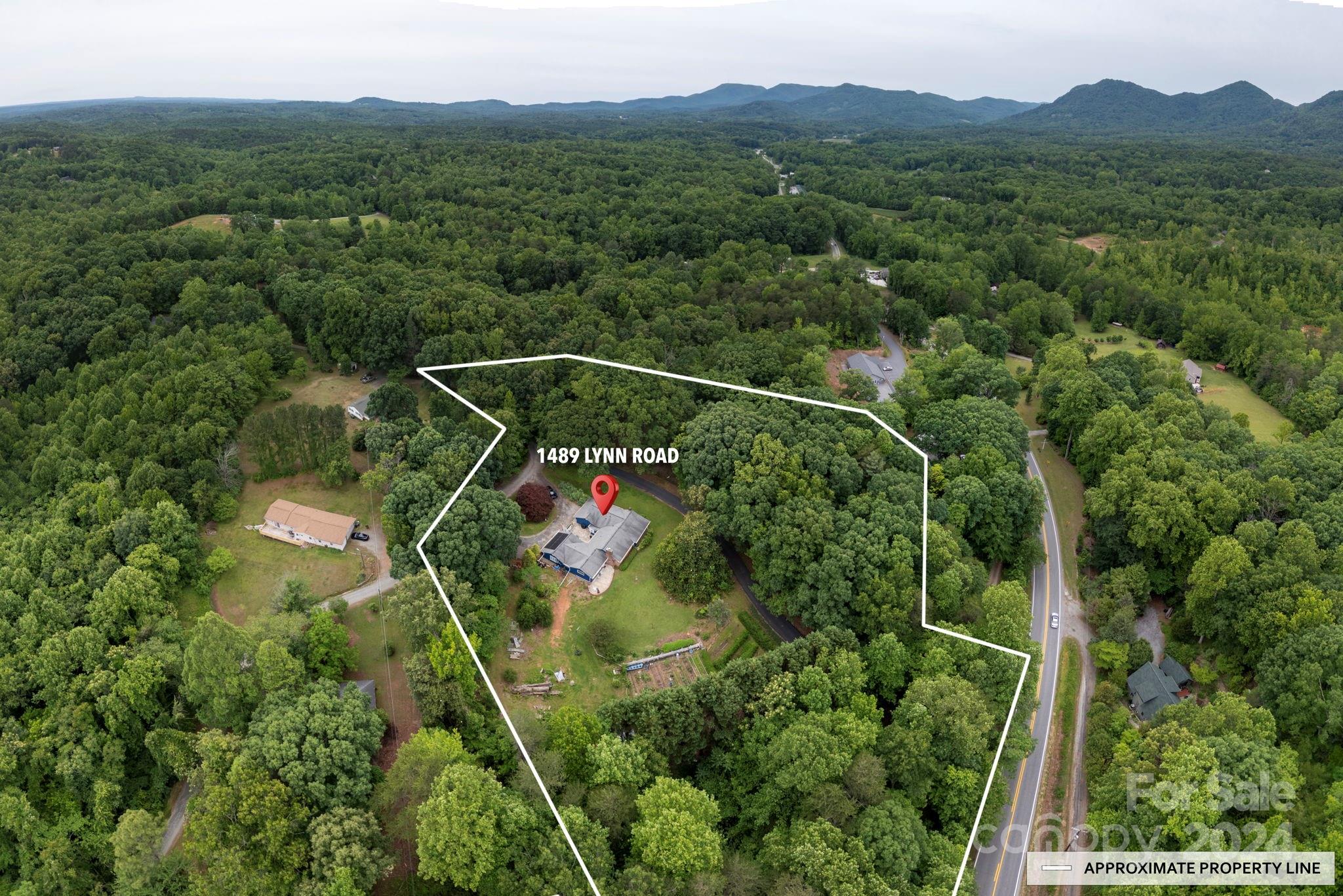 1489 Lynn Road Tryon, NC 28782 - Photo 43 of 46 an aerial view of a house