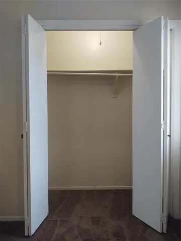 a view of closet area