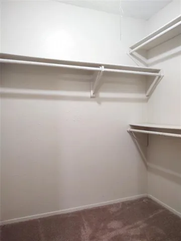 a close view of closet