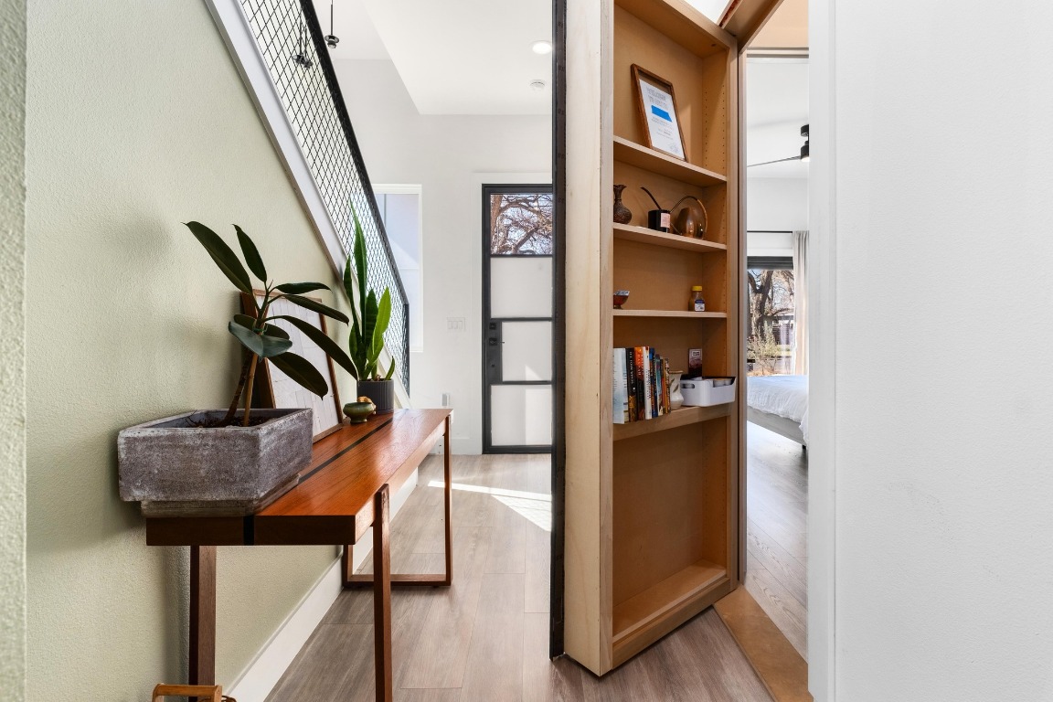 3302 Thompson Street, Unit 1 Austin, TX 78702 - Photo 15 of 32 a view of walk in closet with clothes and shoes