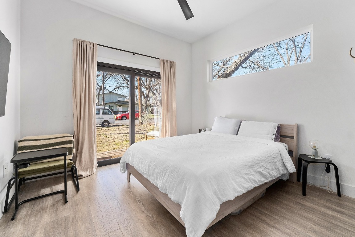 3302 Thompson Street, Unit 1 Austin, TX 78702 - Photo 17 of 32 a bedroom with a bed and a window