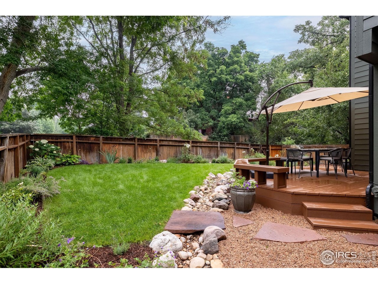 3675 Roundtree Court Boulder, CO 80304 - Photo 34 of 40 Fully enclosed and private backyard