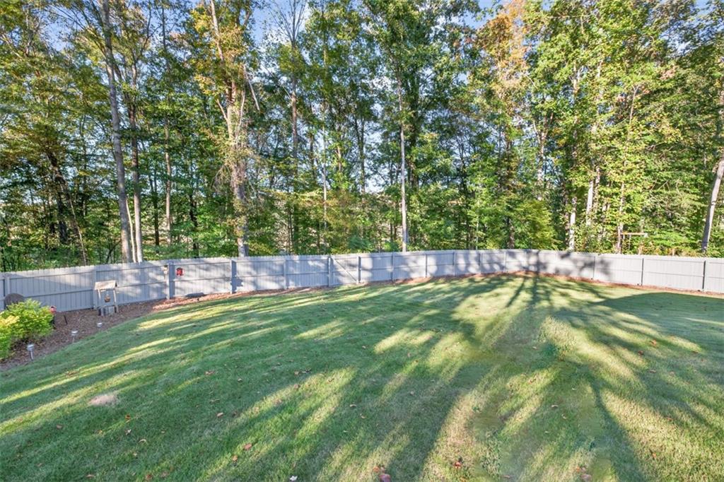 829 River Fall Drive Jefferson, GA 30549 - Photo 42 of 63 a view of a backyard with a small cabin