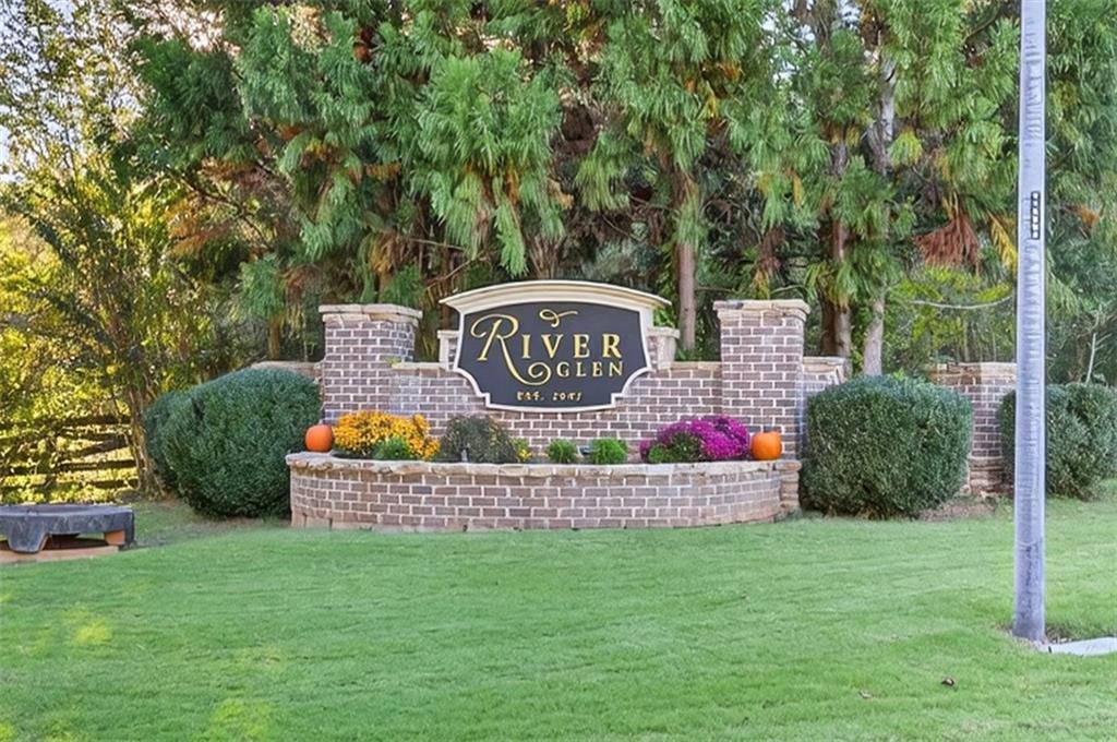 829 River Fall Drive Jefferson, GA 30549 - Photo 51 of 63 a view of outdoor space with sign board and garden