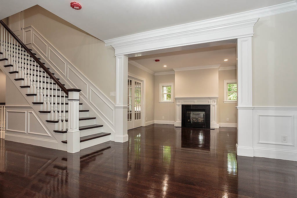 211 Sandy Pond Road Lincoln, MA 01773 - Photo 6 of 22 a view of entryway and hall with wooden floor
