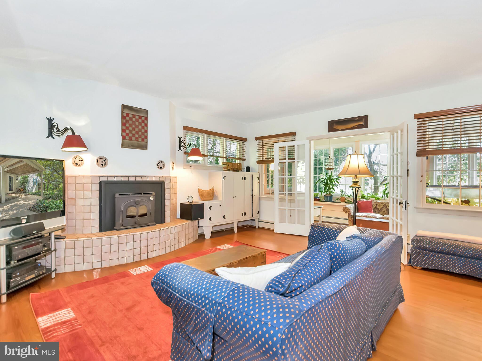 126 Bancroft Road Kennett Square, PA 19348 - Photo 15 of 43 Living Room with a wood burning stove