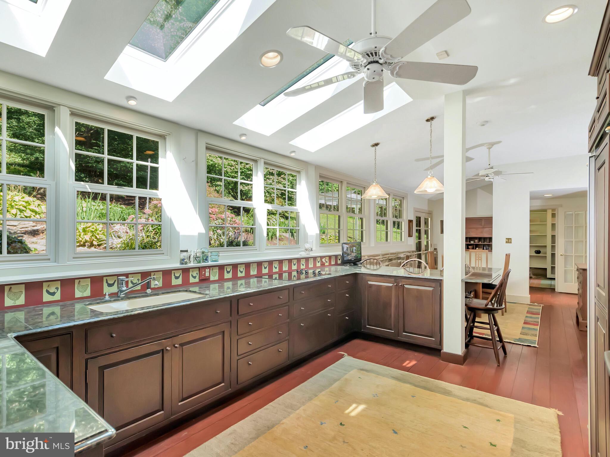 126 Bancroft Road Kennett Square, PA 19348 - Photo 7 of 43 Updated kitchen with beautiful view of the back
