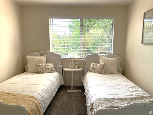 624 East Cutler Springville, UT 84663 - Photo 16 of 24 Bedroom #2 featuring a large window with blinds, light-colored walls, and park views