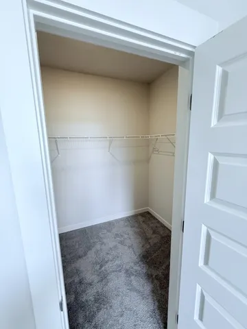 a view of closet area