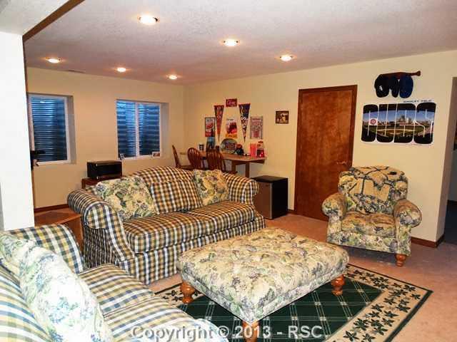 9065 Rutledge Drive Colorado Springs, CO 80920 - Photo 20 of 25 Television area of the basement perfect for movie nights!