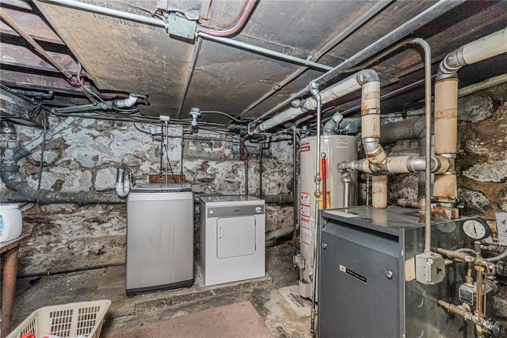 329 80th Street Brooklyn, NY 11209 - Photo 12 of 34 a utility room with dryer and washer